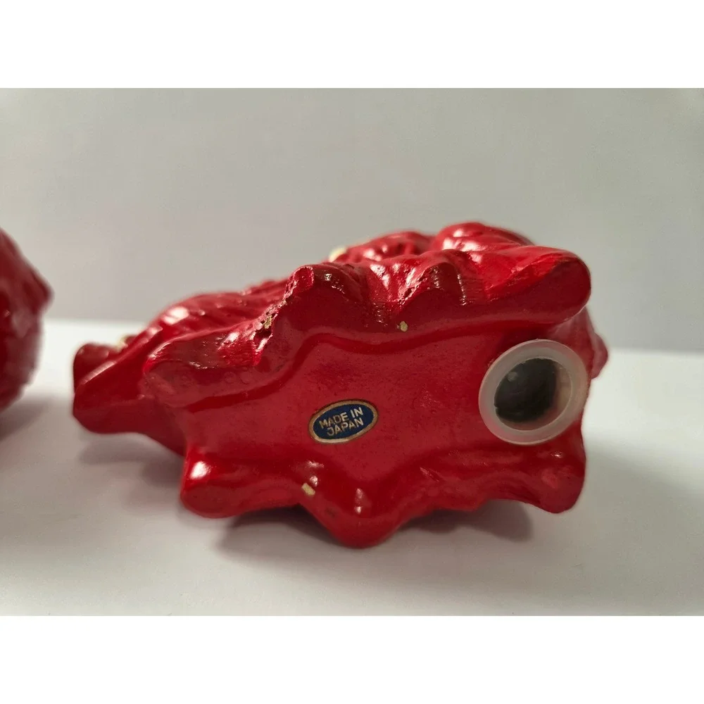 Vintage Arkansas Razorbacks Red Boar Salt and Pepper Shakers Set Made in Japan